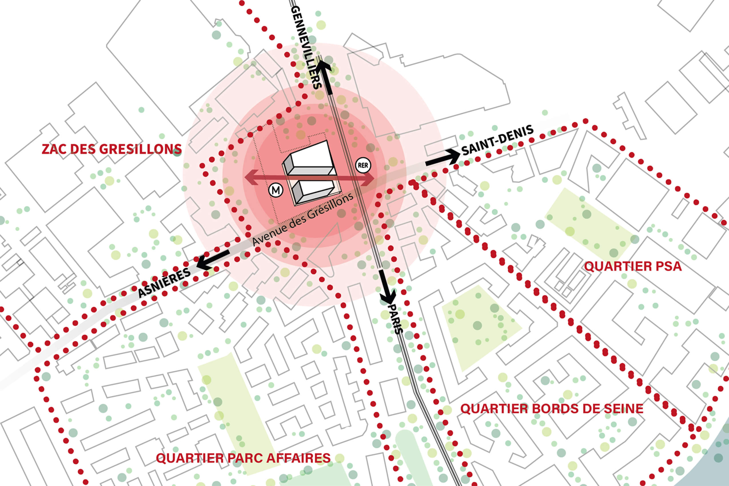 La gare des Grésillons pour la ligne 15 02-plan-de-situation-quartier