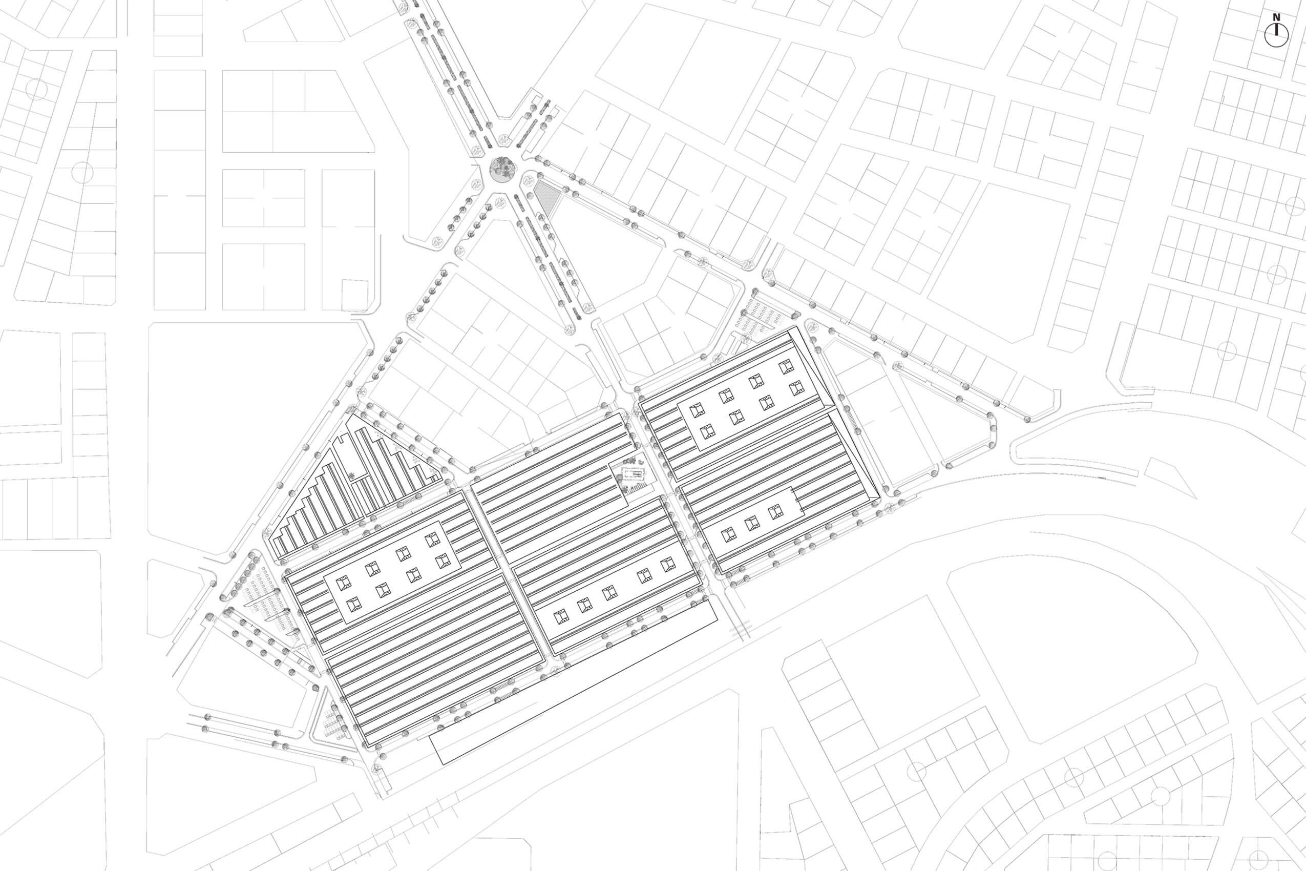 Le Grand Marché bke_planmasse