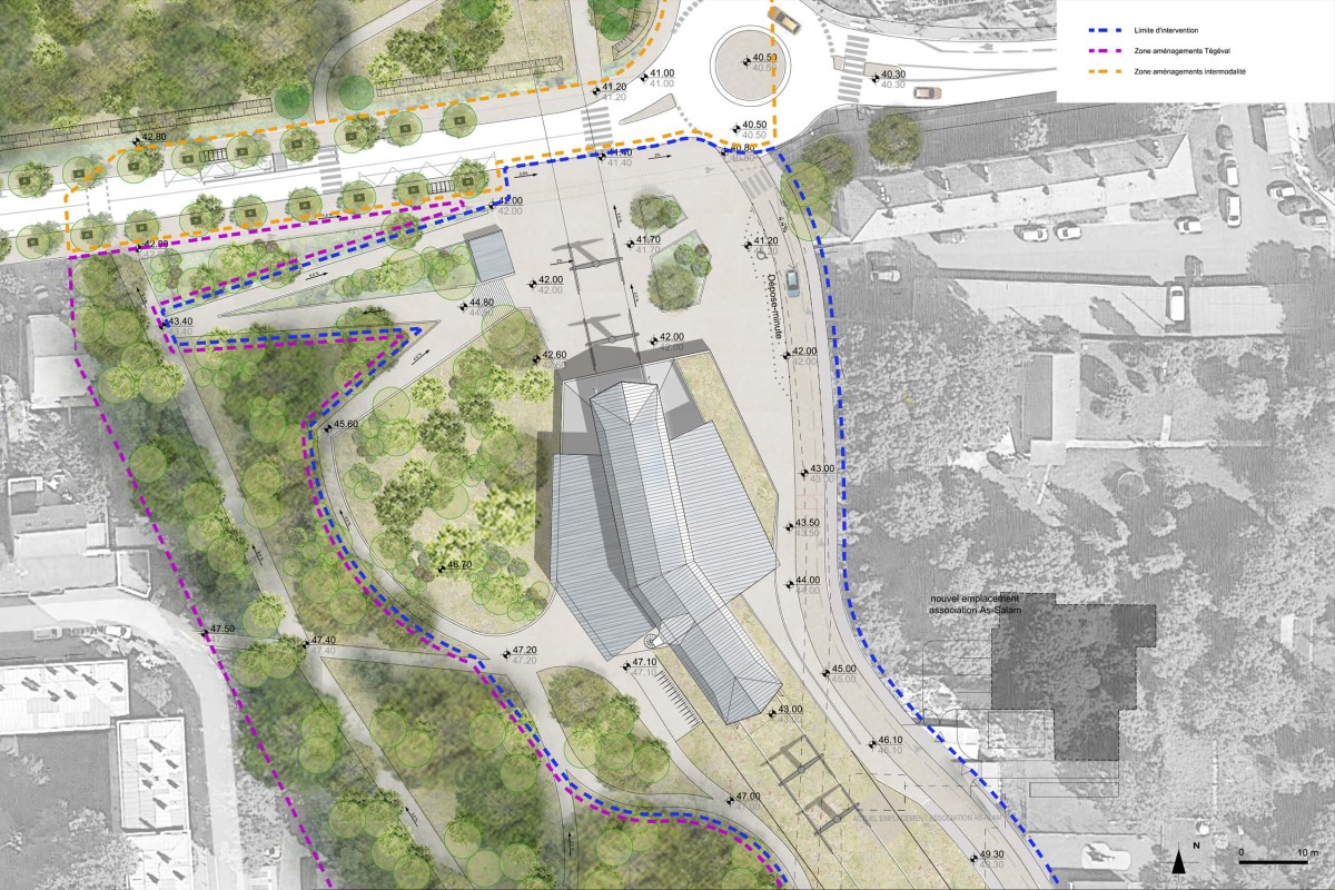 Le téléphérique urbain Câble A ez_plan