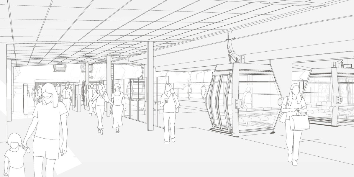 Le téléphérique urbain Câble A croquis-2