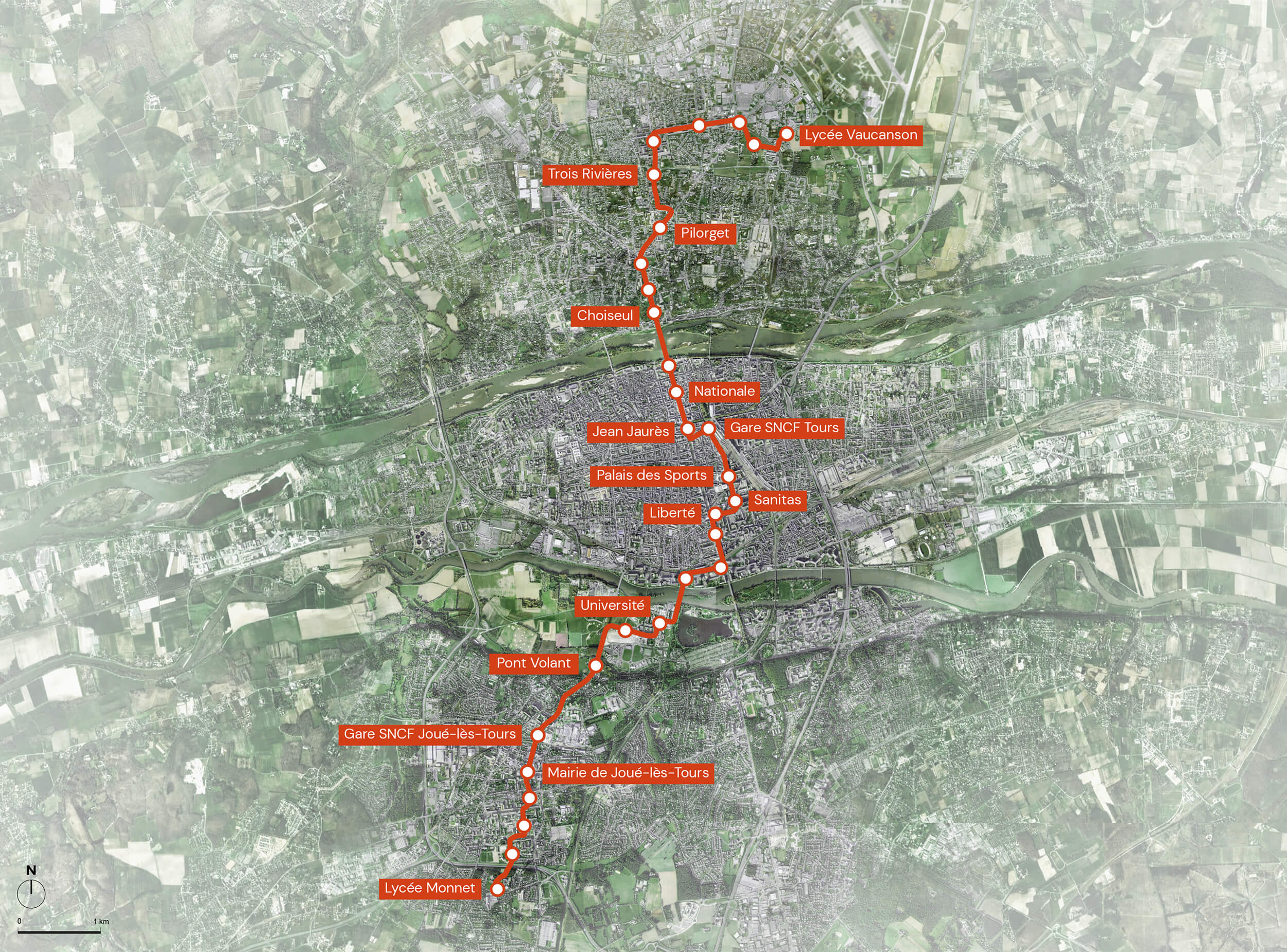 Le tramway de Tours trs_trace