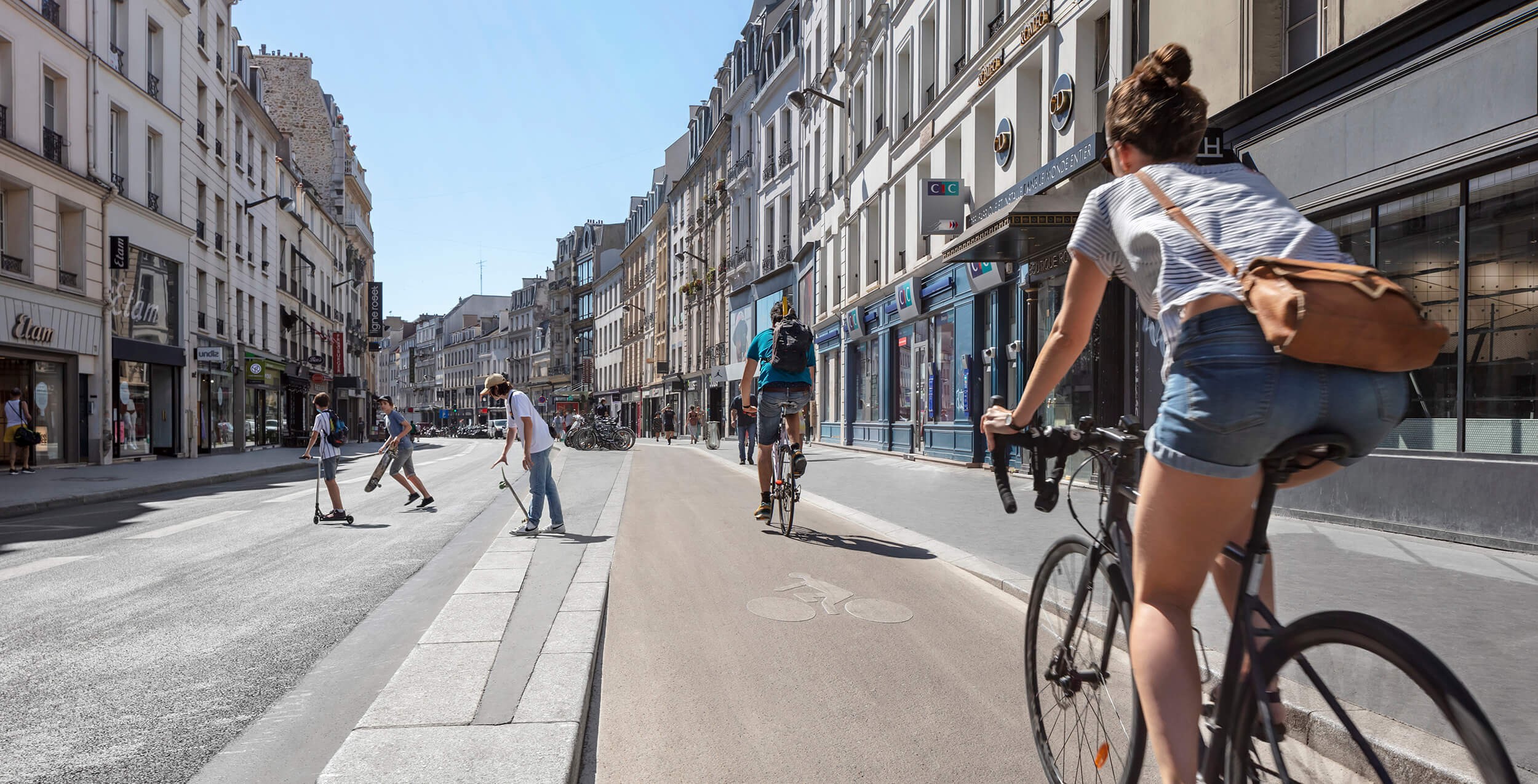 La rue du faubourg <br>Saint-Antoine piste-cyclable-richez-ass-16
