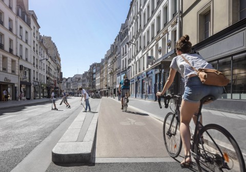Faubourg Saint-Antoine street Cycleway richez_associes-faubourg_st_antoine-header