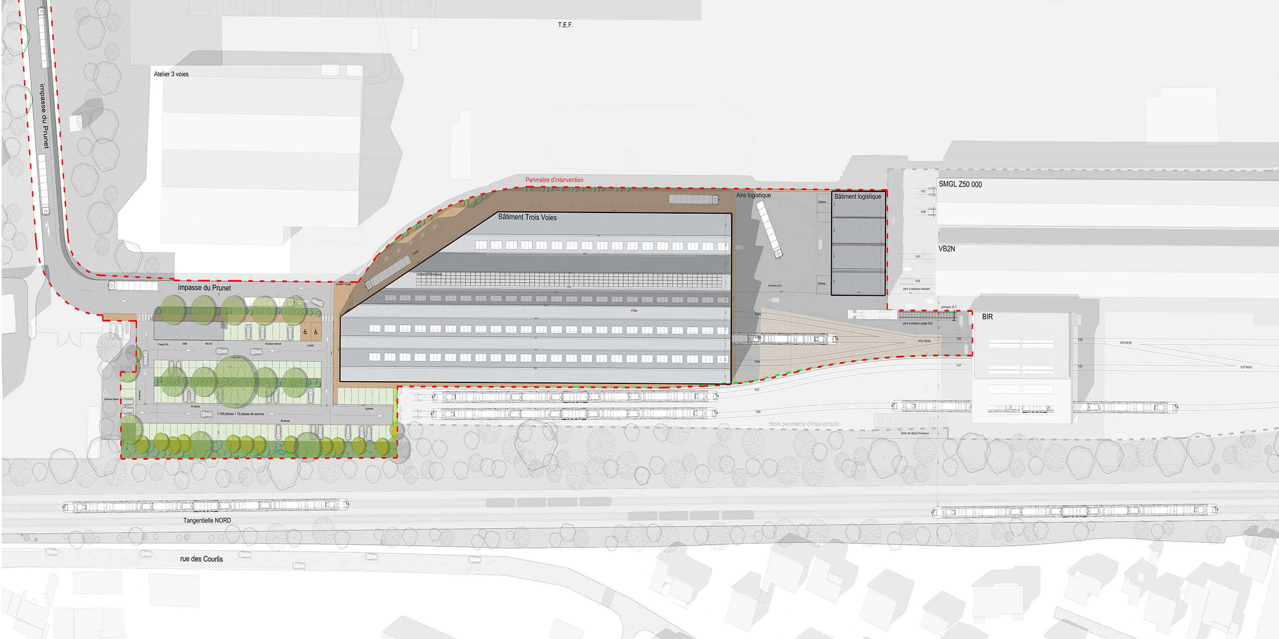 Un atelier 3 voies pour le Transilien aam_plan-masse-200e